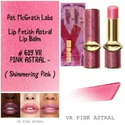 Pat McGrath Labs Lip Fetish Astral Lip Balm # 619 VR Pink Astral ~ Shimmer Rare