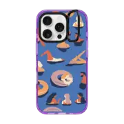 iPhone 16 Pro Impact Ring Stand Case MagSafe Compatible Wild Swimming by Naomi Wilkinson