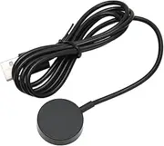 Dock for Fossil Q Gen 2 Wander and Gen 3, USB Charging Cable Smartwatch Accessories (Black)
