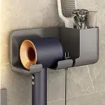 HAIR DRYER STAND WALL MOUNTED HAIR STRAIGHTENER DRYER HOLDER