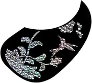 WESIEVYA Acoustic Guitar Pickguard Decorative Scratch Guitar Parts Lightweight and Portable for Acoustic Instruments Craftsmanship