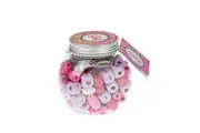 Kaper Kidz - YUM YUM PINK SUGAR BERRY ALPHABET BEAD CRAFT KIT
