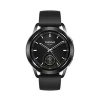 在飛比找順發線上購物優惠-Mi 小米 Watch S3 黑色/氟橡膠錶帶