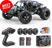 RC Truck, 1:14, 4WD, 40 Km/H, 2 Batteries, 2 Tire Sets, Adults & Boys