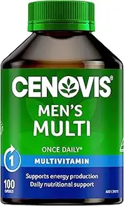 Cenovis Men's Multi Capsules 100 - Daily Multivitamin for Men - Supports Energy Production, and Healthy Immune System Function