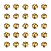 24pcs 8mm Precision Solid Brass Bearing Balls for Bearings Valves Decoration