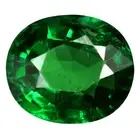 1.02 ct Fair Oval Cut (7 x 6 mm) Tanzania Green Tsavorite Garnet Gemstone