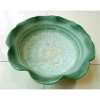 在飛比找蝦皮購物優惠-二手良品陶瓷流水缸 聚寶盆 荷花流水盆 花器