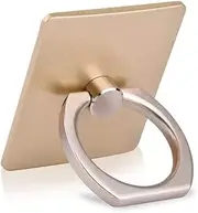 360 Degree Universal Phone Tablet GPS Ring Finger Holder Stand car Mount (Gold)