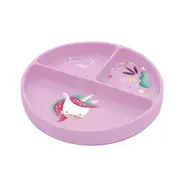 Sassi Silicone Meal Set Sparkly The Unicorn Baby/Childrens Cutlery Tableware 6m+