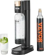 [VEVOR] Sparkling Water Maker, Soda Maker Machine for Home Carbonating, Soda Maker with BPA-free 1L PET Bottle, CO2 Cylinder (Not Contain CO2 GAS), Compatible with Mainstream Screw-in 60L CO2 Cylinder