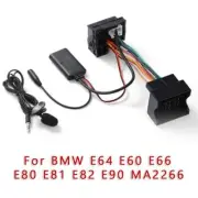 For BMW E60 E66 E70 E82 E87 E90 E92 AUX Bluetooth 5.0 Car Radio Audio Adapter 1X