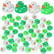 Pcs St. Patrick's Day Rubber Ducks 2 Inch Mini St. Patrick's Day Ducks 100