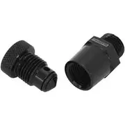 Aeroflow -6 Orb Inline Tap / Drain 1/8 Npt F/Male Thread For Remote - AF615-02BLK