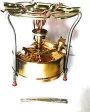Brass camping cooking pressure kerosene stove Gold