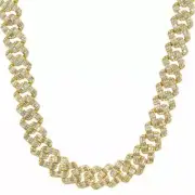 19mm Chandelier Baguette Iced Out CZ Cuban Chain