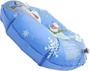 BESPORTBLE Inflatable Snow Tube Thickened Wear Resistant Winter Sledding Tire with Reinforced Handles for Safe Sliding Fun for Family Snowy Weather