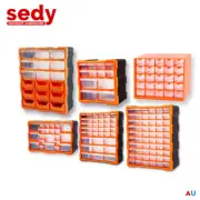 Storage Bin Part Organiser Drawers Cabinet Tool Box Chest Plastic With Dividers