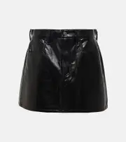 [Citizens of Humanity] Citizens of Humanity Faux leather miniskirt 30 black