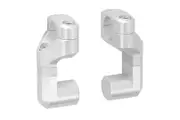 SW-Motech Vario bar back for Ø 22 mm handlebar - Up/back variable. Silver.