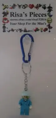 LEGO Mini-Figure Carabiner Keychain - Surgeon (1 Keychain)
