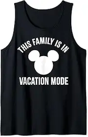 [Disney] Mickey And Friends This Family Is In Vacation Mode Tank Top