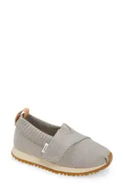 TOMS Kids' Knit Alpargata in Grey at Nordstrom, Size 5 M