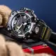 【CASIO 卡西歐】G-SHOCK MUDMASTER 泥王太陽能耐衝擊運動雙顯腕錶/軍綠(GWG-2000-1A3)