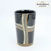 Mashiko-yaki, Mukoyama Fumiya Inlaid Enamel Striped Free Cup | Toch From Japan