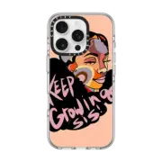 iPhone 16 Pro Clear Case MagSafe Compatible Keep Growing Sis!! by Pinklomein