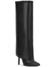 $130 I.N.C. International Concepts Women's Black Skylar Knee High Boots Size 5 M