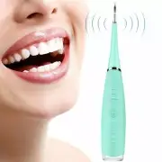 Household Electric Rechargeable Dental Calculus Remover for Oral Care - Green
