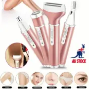 4 in 1 Women Electric Hair Removal Epilator Body Facial Hair Removal Shaver USB