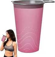 Foldable Cup,Travel Mugs for Coffee and Water - Reusable Portable Cup Set, Leakproof Portable Cup Set for Running