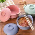 Instant Noodle Bowl With Lid Soup Hot Rice Bowl Tableware Bowl Tableware