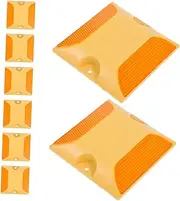Didiseaon 8pcs Driveway Reflectors Reflective Road Markers for Enhanced Safety Highways and Parking Areas Durable Traffic Reflectors with High Visibility for Driveway Marking