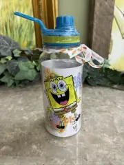 SpongeBob New Water Bottle With Instructions Stickers