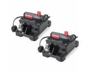 2x50AMP Circuit Breaker Dual Battery IP67 Waterproof 12V 24V Fuse Manual Reset