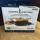 Copper Chef Induction Cooktop 1300W Digital Hot Plate & Pan Portable RV Dorm