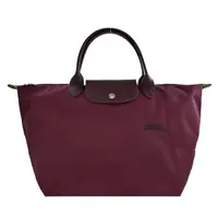 在飛比找momo購物網優惠-【LONGCHAMP】LE PLIAGE GREEN系列刺繡