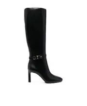 Side zipper boots 39 Black