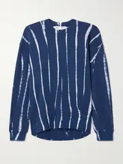 [Proenza Schouler White Label] Proenza Schouler White Label - Blake Tie-dyed Cotton-jersey Sweatshirt - Blue - x small x small Blue