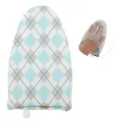 Garment Steamer Ironing Gloves Grid Pattern Steamer Ironing Board Blue White