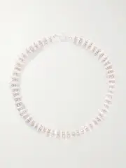 [Julietta] Julietta - Cleo Silver-tone, Pearl And Crystal Choker - One size One size Silver