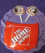 Vintage NASCAR Driver Tony Stewarts Home Depot Cupcake cake deco