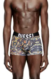 [Diesel] Diesel - Boxer briefs with Pop print - Trunks - Man - Black S Black