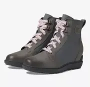 SOREL Evie II NW Lace Bootie Women's Size US 10.5 Quarry/Grill