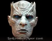 Official Licensed Game Of Thrones Night King Undead White Walker Halloween Mask