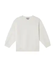 Stella McCartney Kids Logo-Patch Crewneck Sweatshirt 8Y,6Y,4Y,14Y,10Y Ivory