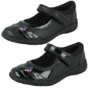 Girls Clarks Unicorn School Shoes Relda Spark